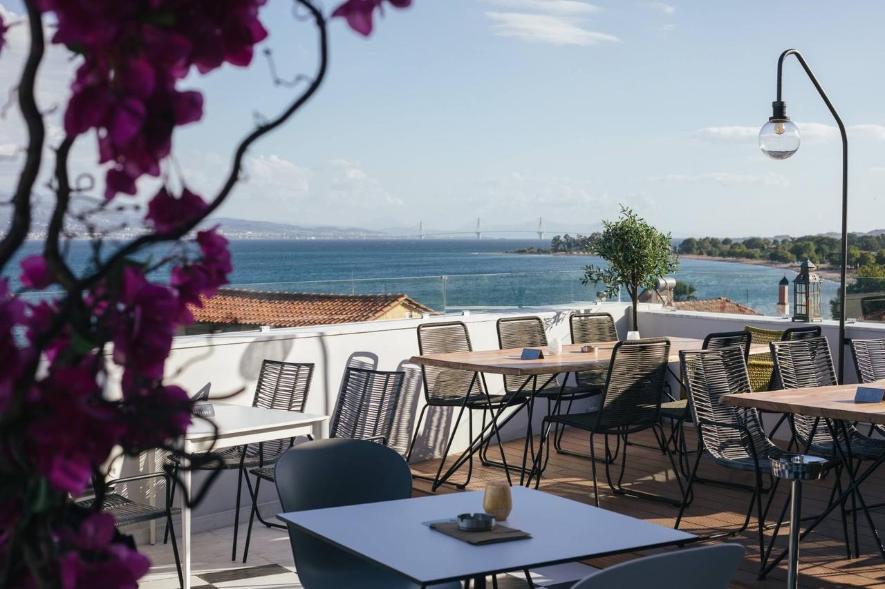 Amaryllis Hotel Nafpaktos Bagian luar foto